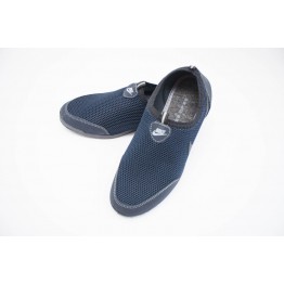 Мужские мокасины сетка L-30 Брумен синие