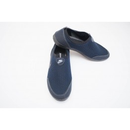 Мужские мокасины сетка L-30 Брумен синие