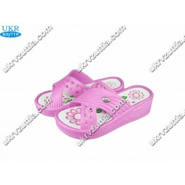 Женские шлепанцы розовые 244 DagoStyle