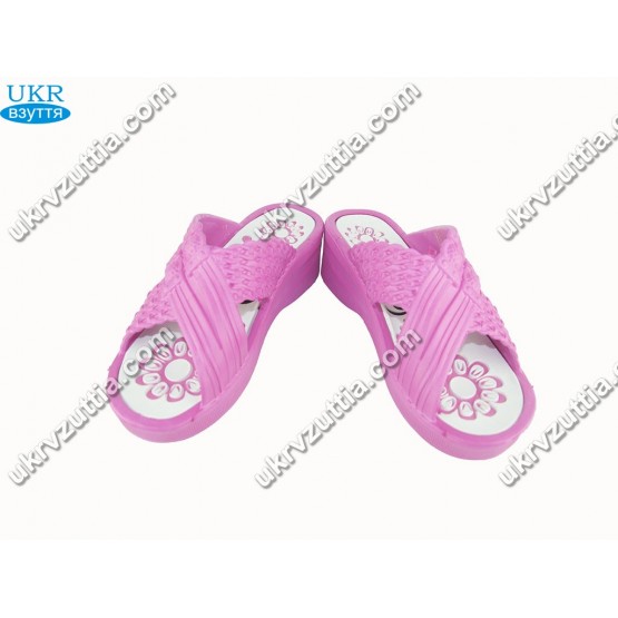 Женские шлепанцы розовые 246 DagoStyle
