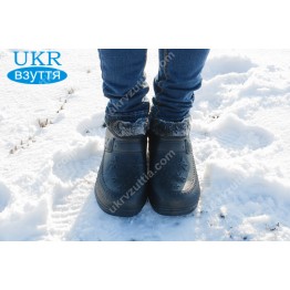 Женские галоши с мехом Крок Б-05