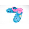 Подростковые сабо crocs 02 dreamstan бирюзово-малина