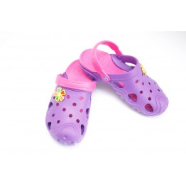 Подростковые сабо crocs 02 dreamstan фиолет-малина