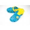 Подростковые сабо crocs 02 dreamstan бирюзово-желтые