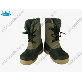Подростковые дутики коричневые ДББ-06