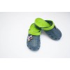 Детские сабо crocs dreamstan темно-сине-салатовые 