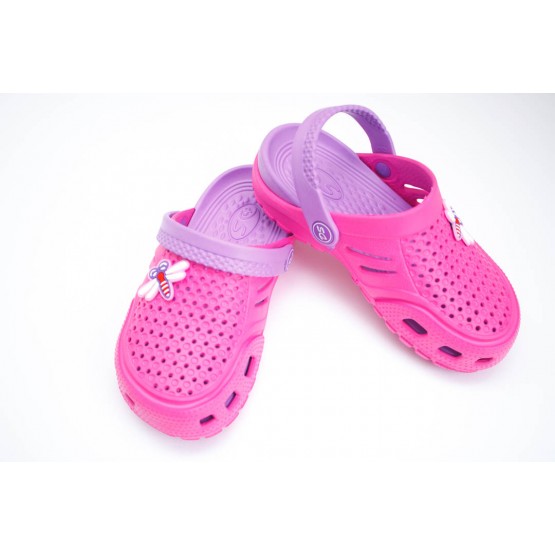 Детские сабо crocs dreamstan малина-лилия