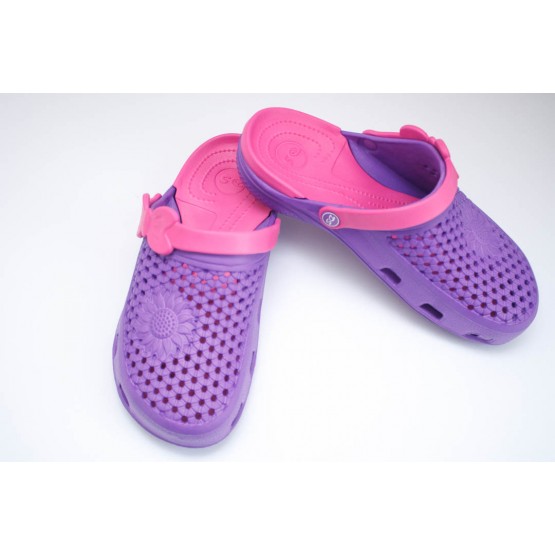 Женские сабо dreamstan crocs фиолет-малина