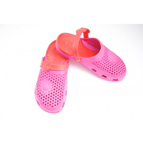 Женские сабо dreamstan crocs малиново-красные