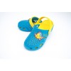 Детские сабо crocs dreamstan бирюзово-желтые