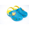 Детские сабо crocs dreamstan бирюзово-желтые