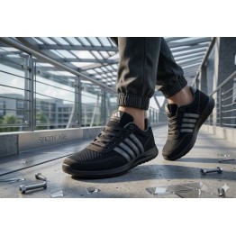 Мужские кроссовки 141-3101 черный paolla