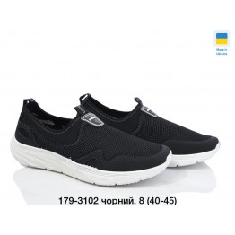 Мужские мокасины сетка 179-3102 черный ПБ