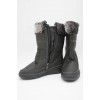 Женские дутики 505 черн кожзам