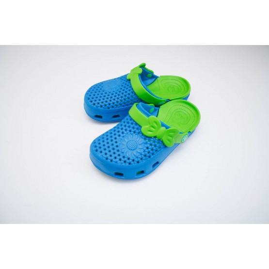 Женские Сабо crocs женские сине-салат