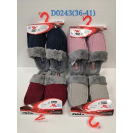 Женские домашние тапки D-0243 ассорти