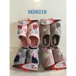 Женские домашние тапки MD-0218 ассорти