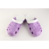 Подростковые шлепанцы Crocs-02 бузок-белый Подростковые шлепанцы Crocs-02 бузок-белый