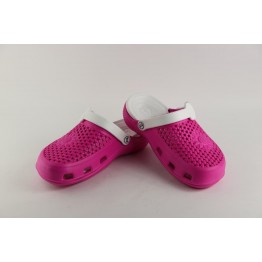 Женские сабо dreamstan crocs с белым