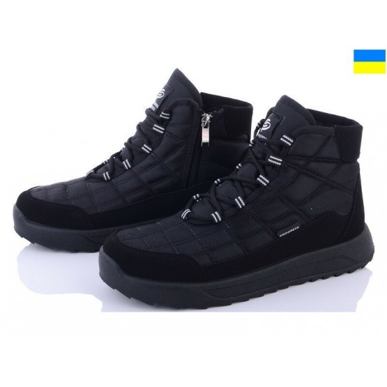 Мужские дутики 3804 черный