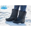 Женские дутики липучка TS чёрные